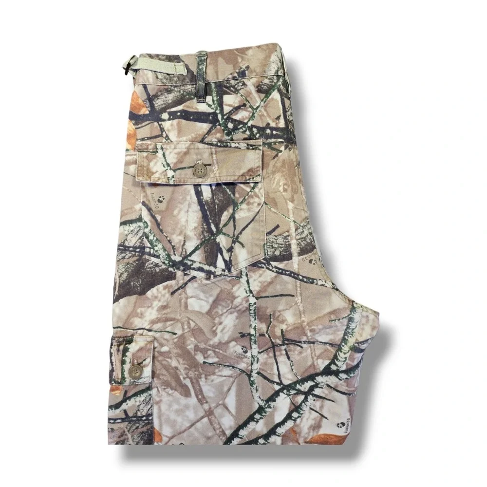 Outfitters Ridge Flannel Camo Cargo Pants Men's Medium‎ 32 x 31 Fusion 3-D